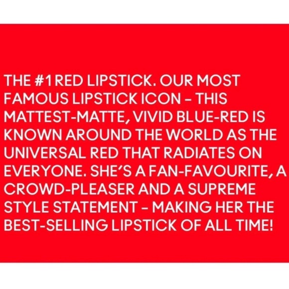 MAC Matte Lipstick Ruby Woo - Picture 16 of 16